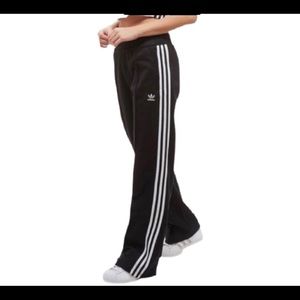 adidas wide leg trousers